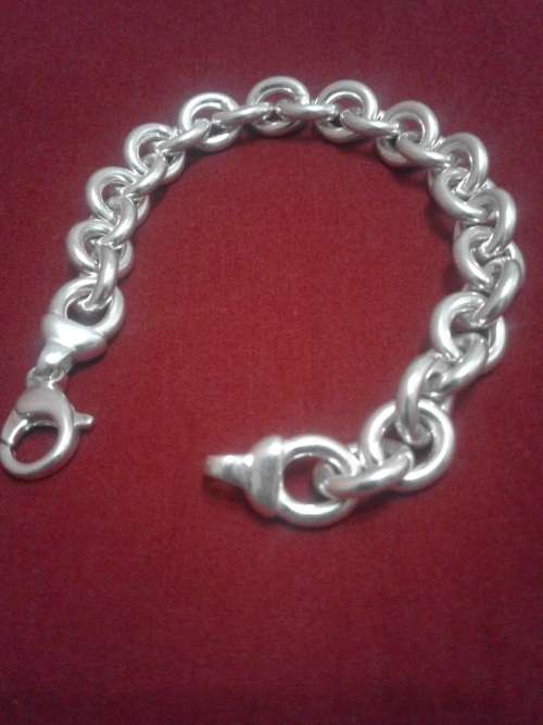 Genuine Sterling Silver Italian Belcher Handchain